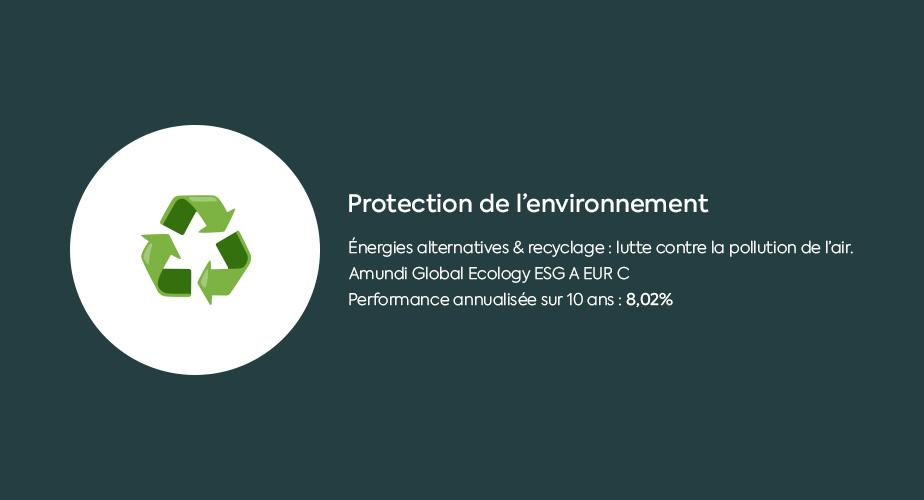 Investir pour la Protection de L'Environnement